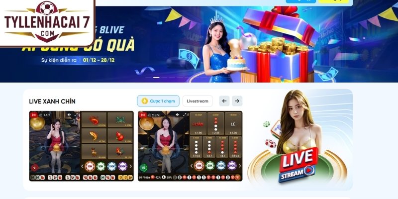 Một vài khuyết điểm còn tồn tại ở 8live
