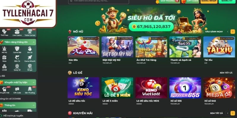 DOM88 đa dạng trò chơi