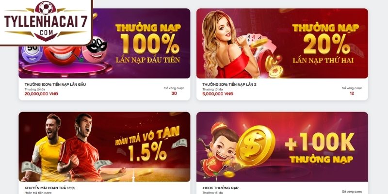 Chương trình khuyến mãi khủng