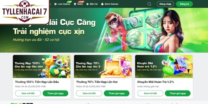 Chính sách ưu đãi hấp dẫn có tại nhà cái